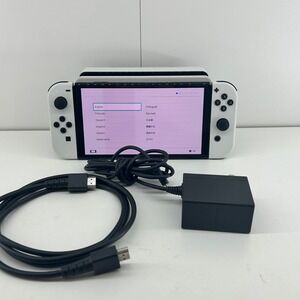 Nintendo Switch OLED Model White Console Bundle with Dock and Accessories